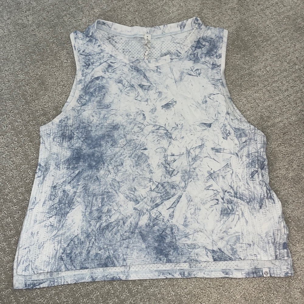 Mesh Lululemon tie dye tank top